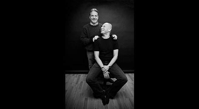Martin Widmark &amp; Petter Lidbeck. Foto: Stefan Tell