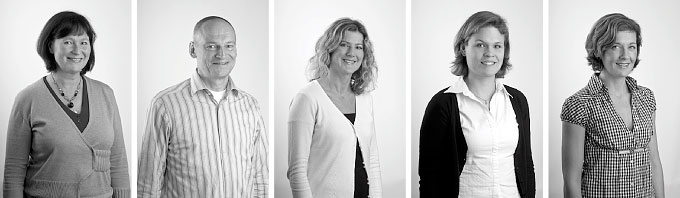 Studiofotografering av personalportr&auml;tt