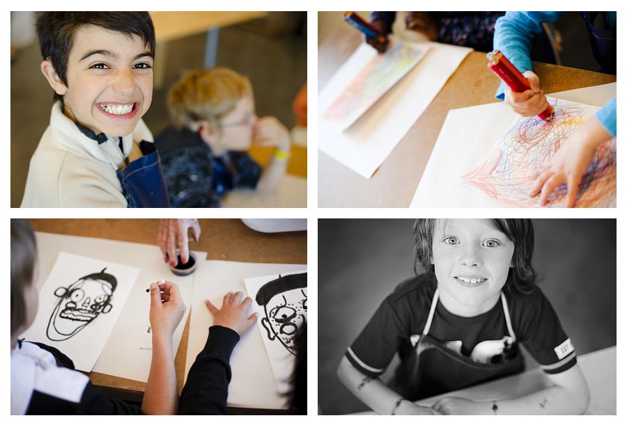 Kitty Crowther h&aring;ller workshop p&aring; Rum f&ouml;r Barn, Kulturhuset. Fotograf Stefan Tell