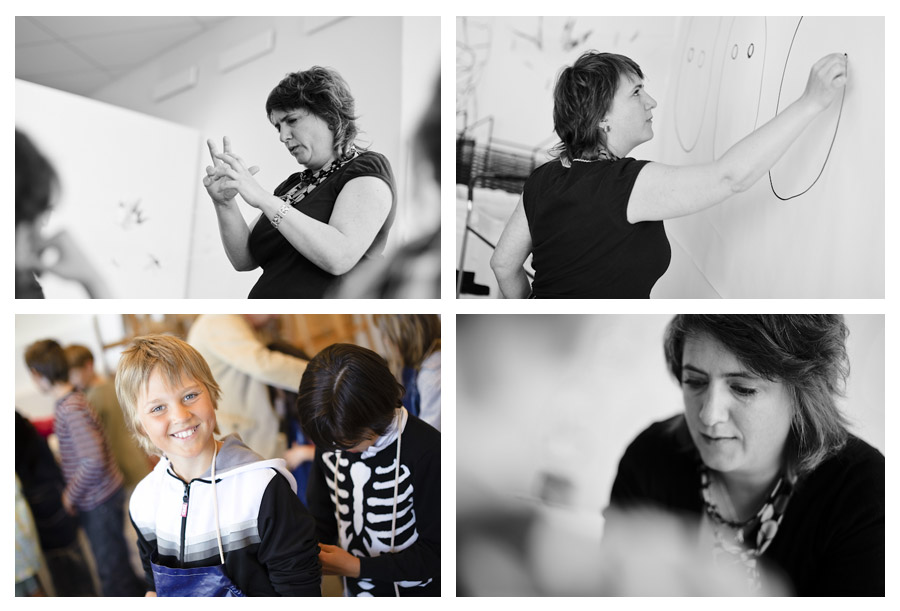 Kitty Crowther p&aring; Rum f&ouml;r Barn, Kulturhuset. Fotograf Stefan Tell