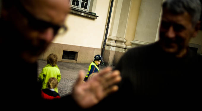 Foto: Stefan Tell - konstn&auml;r Tor Svae &amp; f&ouml;rfattare Ulf Nilsson