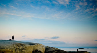 Fotografering i Stockholms sk&auml;rg&aring;rd under en segling med en SeaOn trimaran