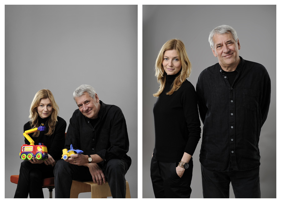 Barnboksf&ouml;rfattaren Ulf Nilsson &amp; illustrat&ouml;r Sarah Sheppard. Portr&auml;ttfotografering till bokf&ouml;rlag